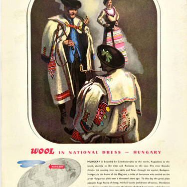 Wool In National Dress Hungary