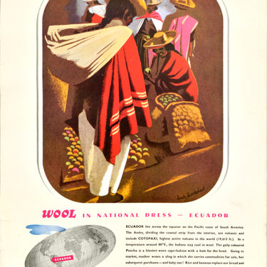 Wool In National Dress Ecuador