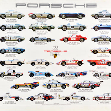 Porsche 50 Years Racing Cars