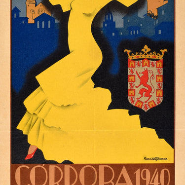 Cordoba 1940 Great Fair Lady Of Health Spain