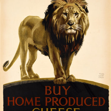 EMB Home Produced Cheese Empire Marketing Board Lion