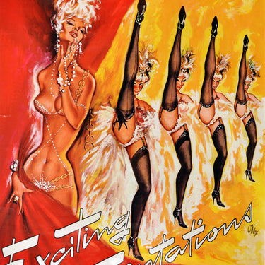 Casino De Paris Music Hall Cabaret Exciting Tentations OKley