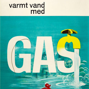 Gas Hot Water Bath Rubber Duck Danish Design