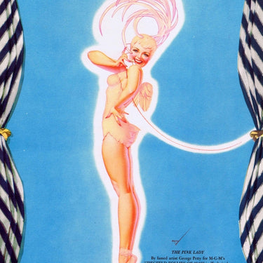 Ziegfeld Follies Petty Pink Lady Pin-Up