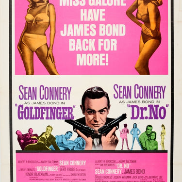 James Bond Goldfinger Dr No Double Release