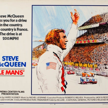 Le Mans Steve McQueen Half Sheet