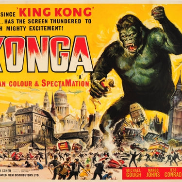 Konga Sci-Fi Horror UK Quad