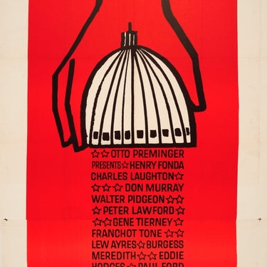 Advise and Consent Saul Bass 3 sheet