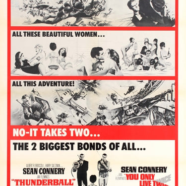 James Bond Thunderball You Only Live Twice Double Bill