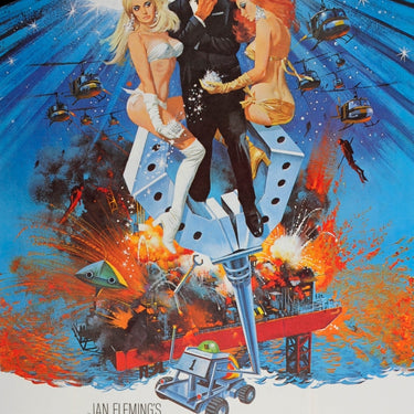 James Bond Diamonds Are Forever Three Sheet