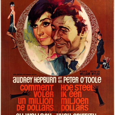 How To Steal A Million Audrey Hepburn Peter O'Toole Belgium