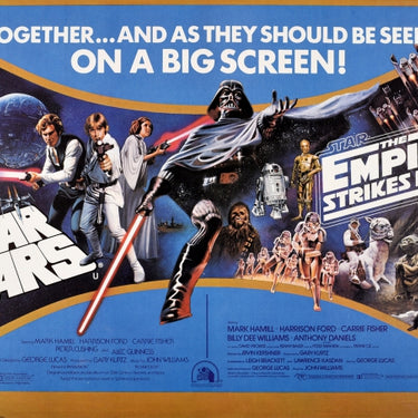 Star Wars The Empire Strikes Back British Quad Sci-Fi Double Release Chantrell Tom Jung