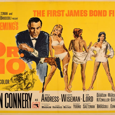 James Bond Dr No Original Release UK Quad