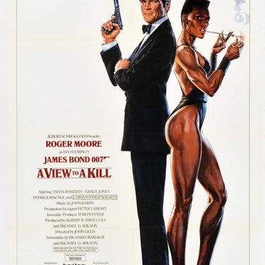 James Bond A View To A Kill Advance US One Sheet