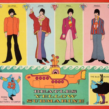 Beatles Yellow Submarine Illustrations