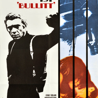 Bullitt Steve McQueen German Release