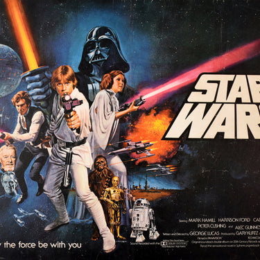 Star Wars British Quad Chantrell Pre Oscars