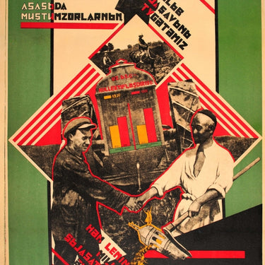 Lenin USSR Kolkhoz Constructivism Klutsis