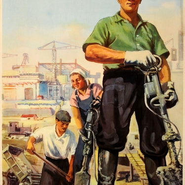 Youth To Construction Sites USSR