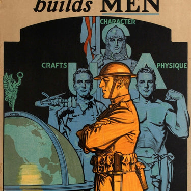 The United States Army Builds Men Crafts Physique Character