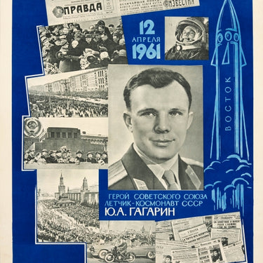 Unparalleled Voyage To The Stars Yuri Gagarin Soviet Cosmonaut