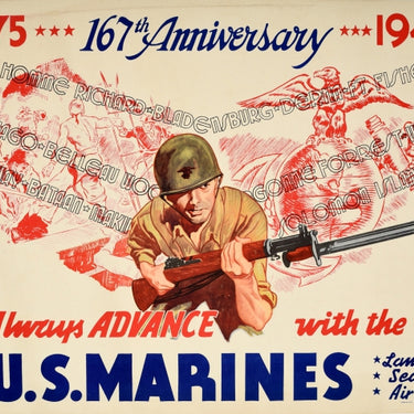 US Marines 167th Anniversary 1775-1942 WWII