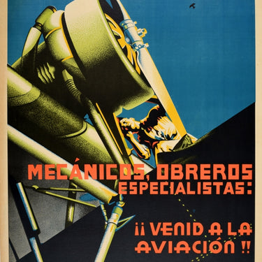 Mechanics Specialist Workers Aviation Mecanicos Obreros Especialistas Civil War