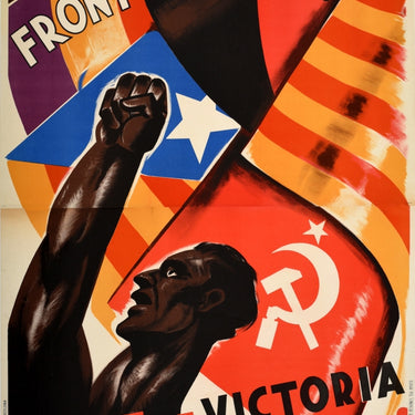 Front Popular Victory Freedom Spanish Civil War