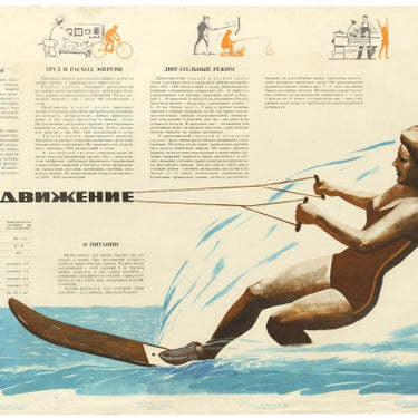 Water Skiing Sport Labour Movement USSR