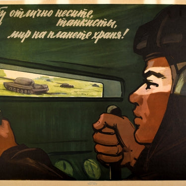 Excellent Service Tank Drivers USSR