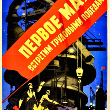 Soviet Labour May Day Victory USSR Workers