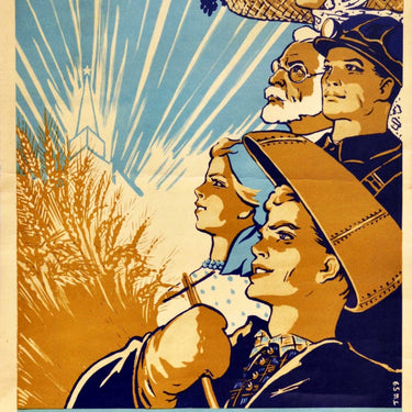 Communist Spring Soviet People USSR