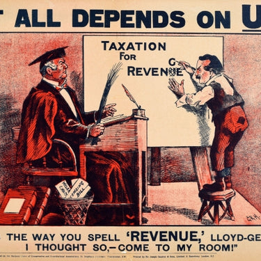 Revenue Taxation Conservative Party Lloyd George