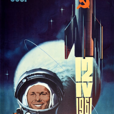 Gagarin Cosmonautics Day USSR Space Rocket