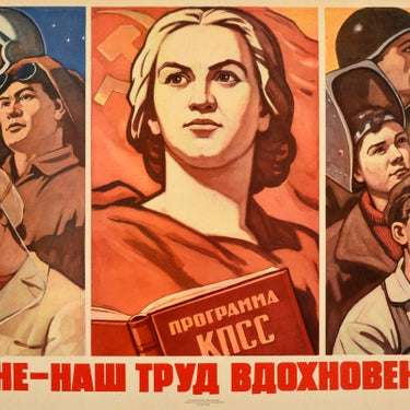 Inspired Workers Soviet Motherland