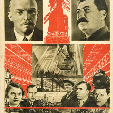 Socialist Industry USSR Lenin Stalin Factories