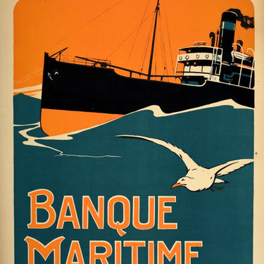 Banque Maritime Bank France Navy Emprunt National 1920