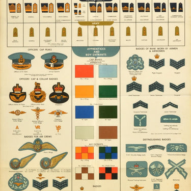 Womens Royal Air Force Insignia Badges Of Rank