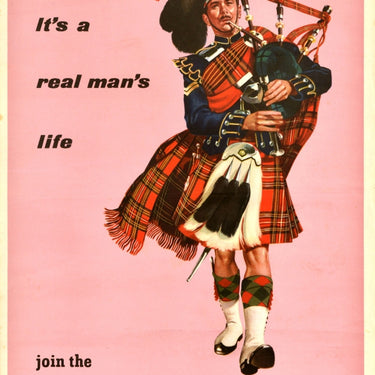 Join The Regular Army - Scottish Piper