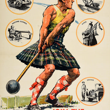 Seaforth Highlanders Recruitment Scottish Hammer