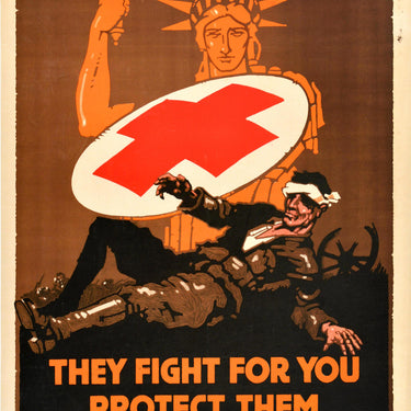 They Fight For You Red Cross WWI USA