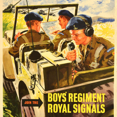 Boys Regiment Regular Army Royal Signals