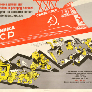 USSR Economy vs England West Germany USA