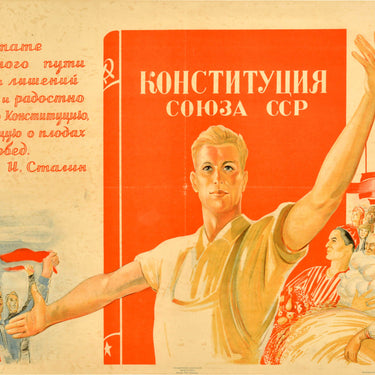 USSR Stalin Soviet Union Constitution