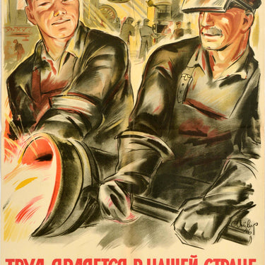 Labour Is Honour And Glory USSR