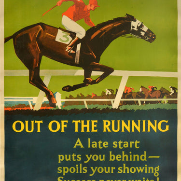 Out Of The Running Horse Racing