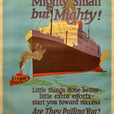 Mighty Small But Mighty Steam Ship Tugboat