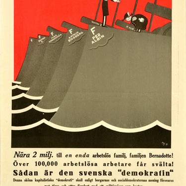 Vote Communists Sweden Ships