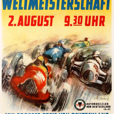 German Grand Prix World Cup Weltmeisterschaft Ferrari Maserati BMW