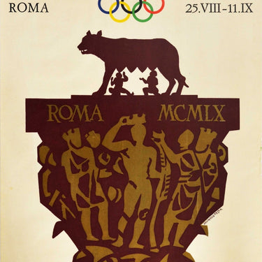 Rome Olympic Games Italy Armando Testa